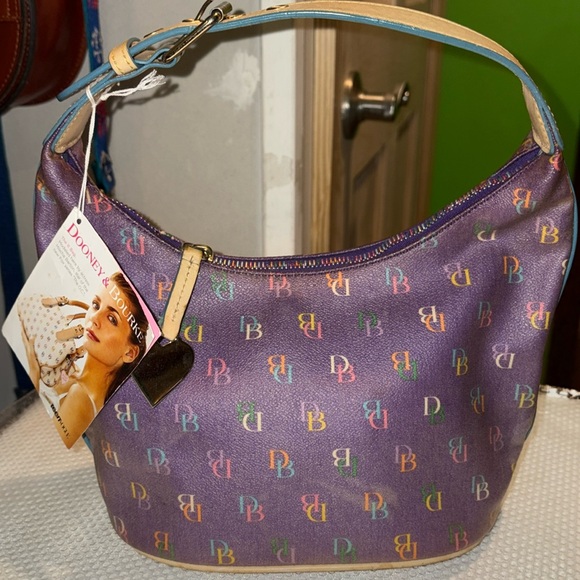 Dooney & Bourke coated canvas bucket bag - Picture 2 of 8
